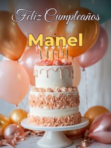 Feliz cumpleaños manel