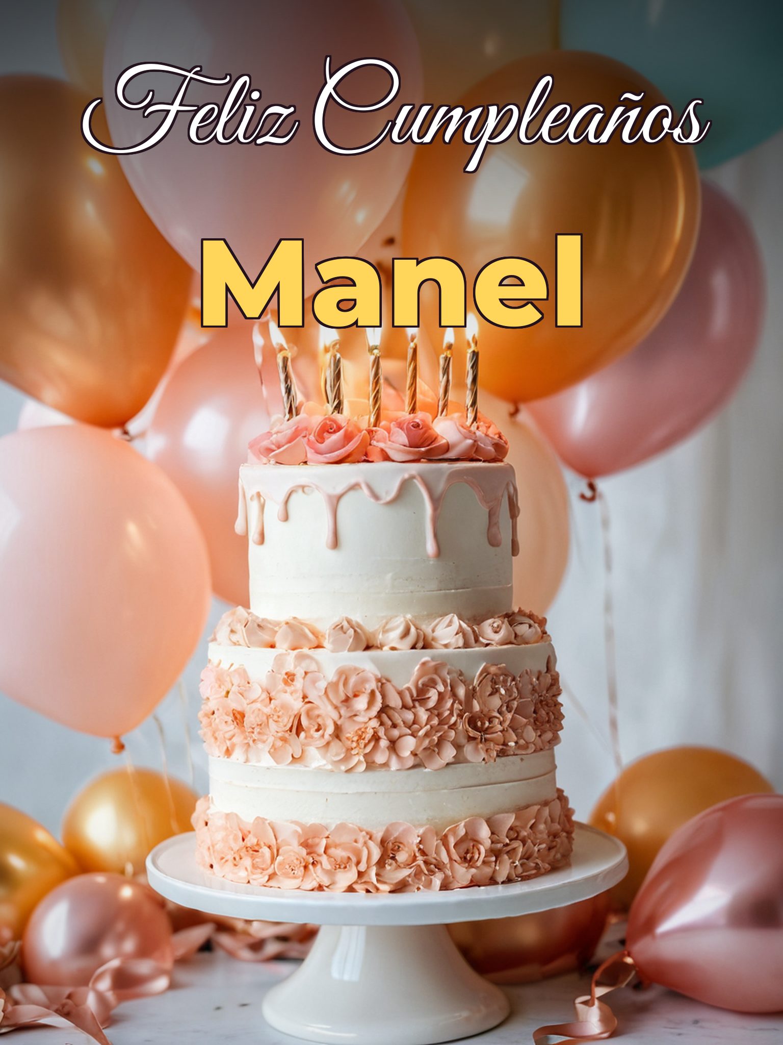 Feliz cumpleaños manel