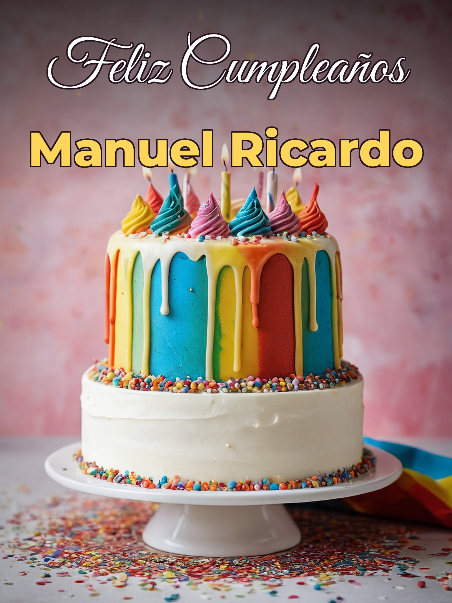 Feliz cumpleaños manuel ricardo