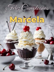 Feliz cumpleaños marcela