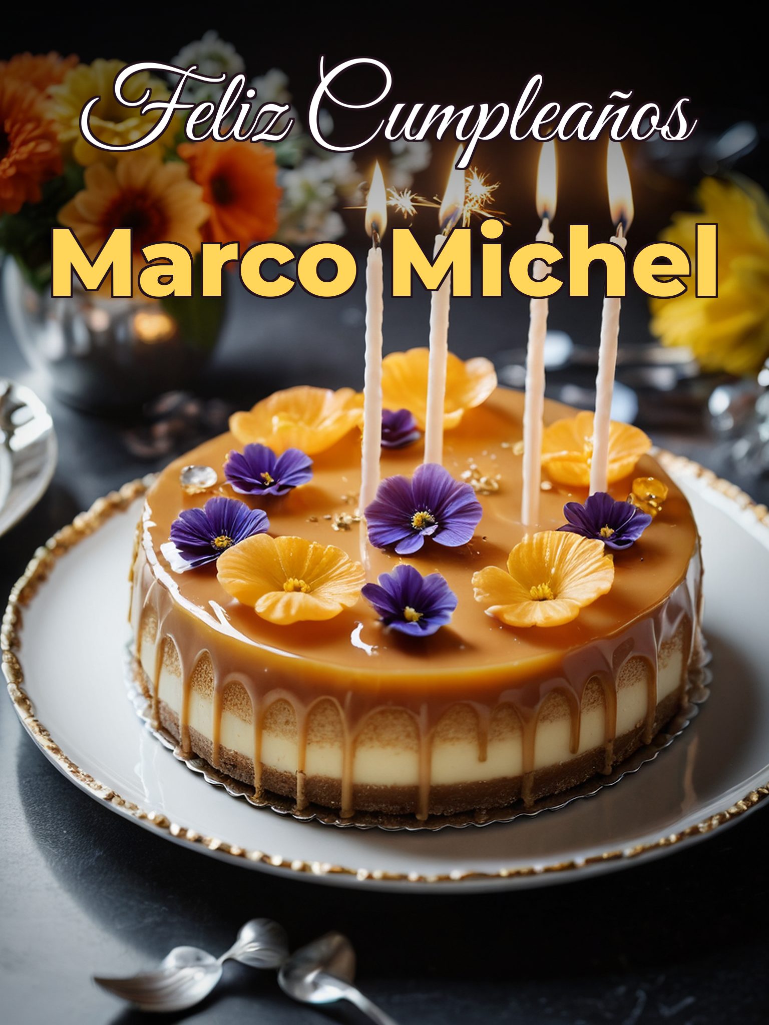 Feliz cumpleaños marco michel