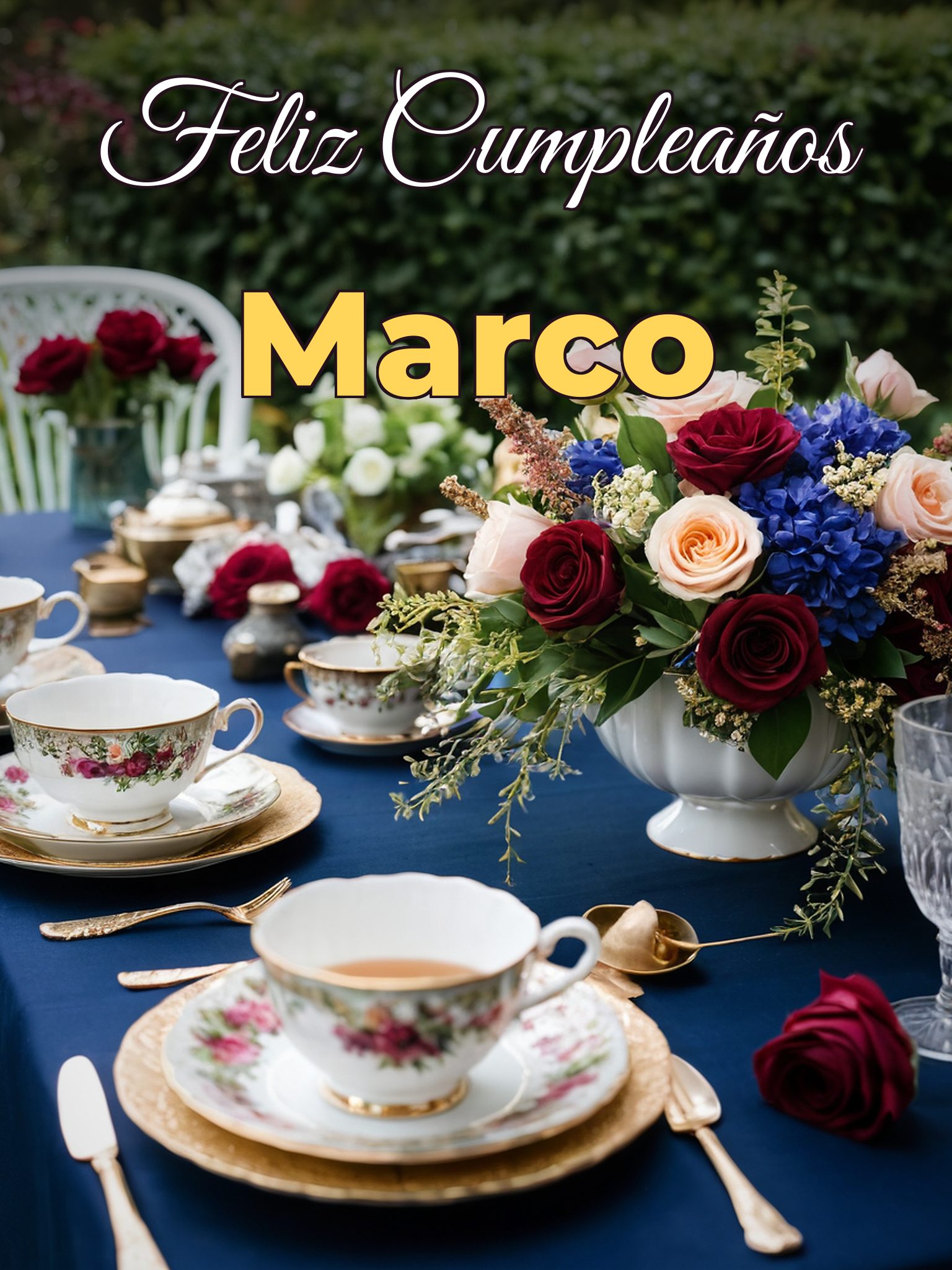 Feliz cumpleaños marco
