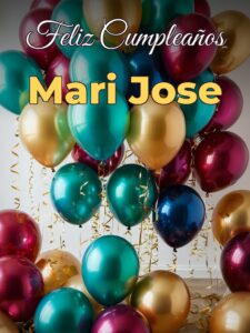 Feliz cumpleaños mari jose