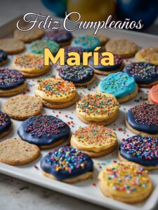 Feliz cumpleaños maría