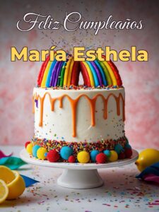 Feliz cumpleaños maría esthela