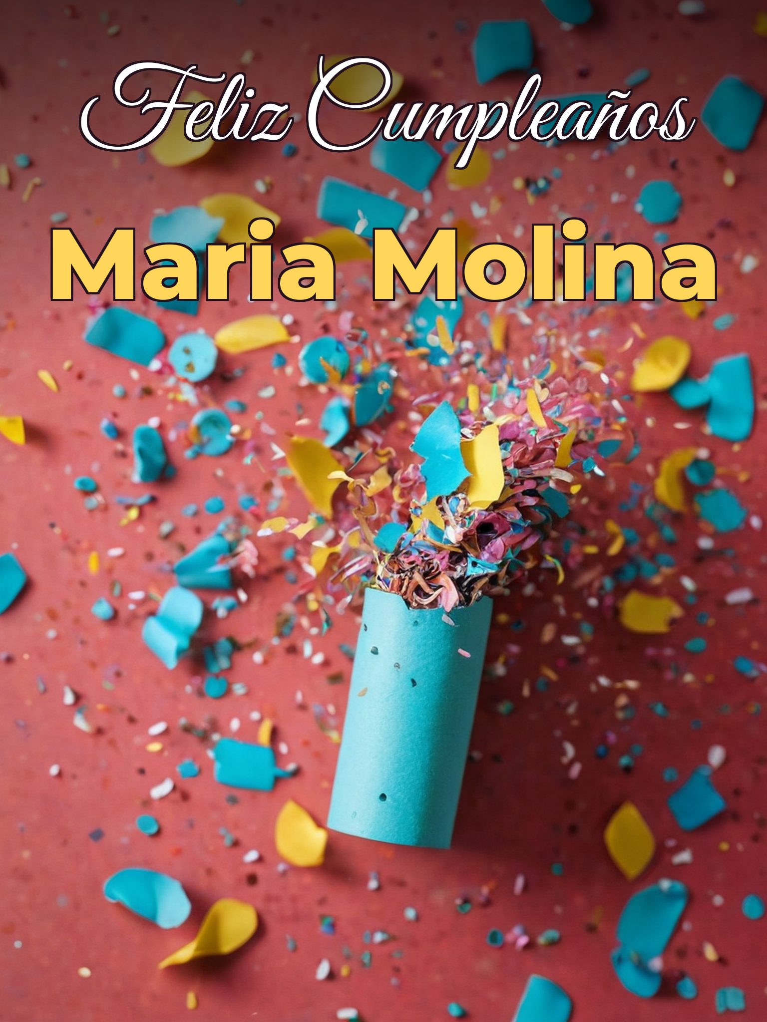 Feliz cumpleaños maria molina