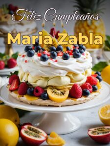 Feliz cumpleaños maria zabla