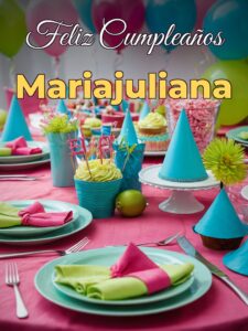 Feliz cumpleaños mariajuliana