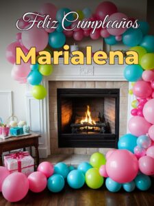 Feliz cumpleaños marialena