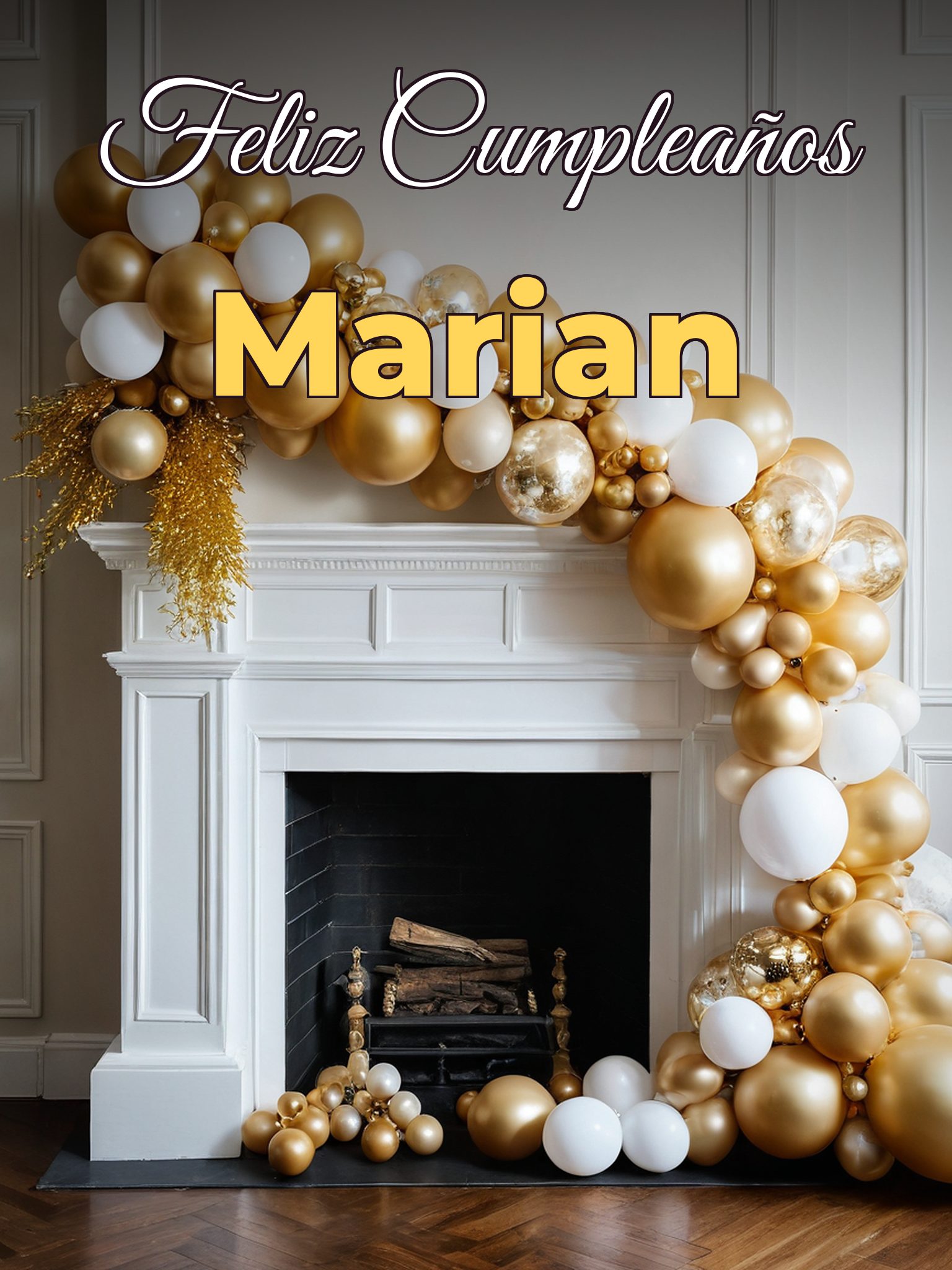 Feliz cumpleaños marian