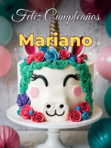 Feliz cumpleaños mariano