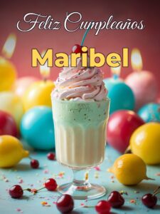 Feliz cumpleaños maribel