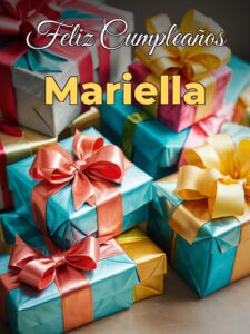 Feliz cumpleaños mariella