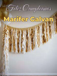 Feliz cumpleaños marifer galvan