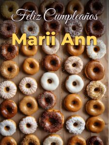 Feliz cumpleaños marii ann