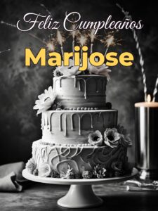 Feliz cumpleaños marijose