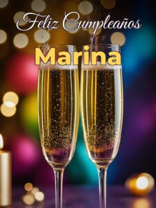 Feliz cumpleaños marina