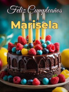 Feliz cumpleaños marisela