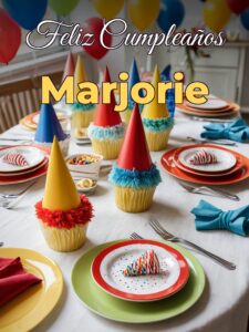 Feliz cumpleaños marjorie