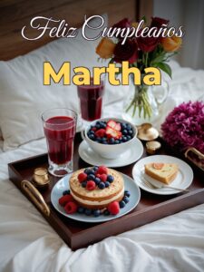 Feliz cumpleaños martha