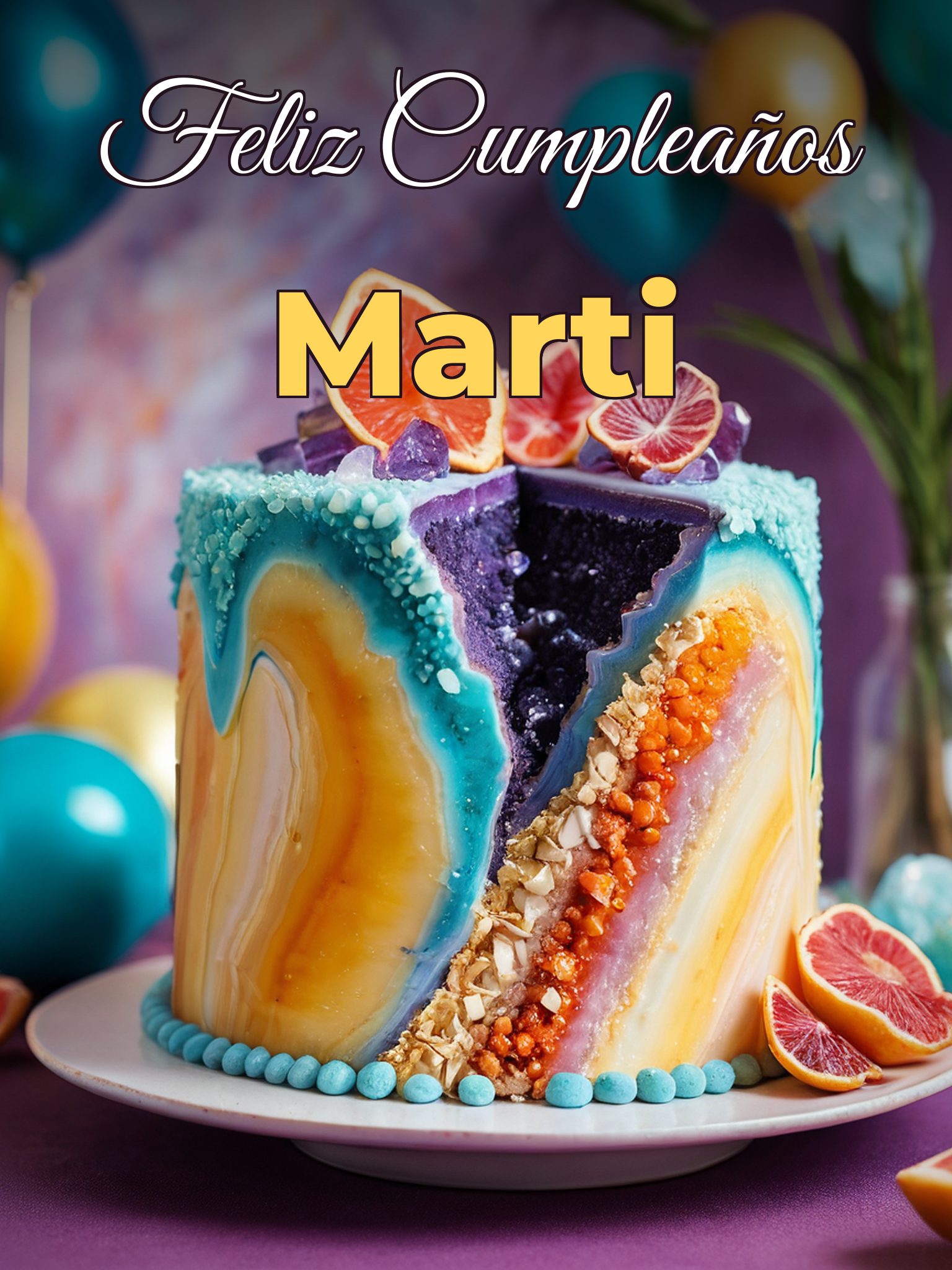 Feliz cumpleaños marti