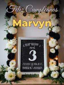 Feliz cumpleaños marvyn