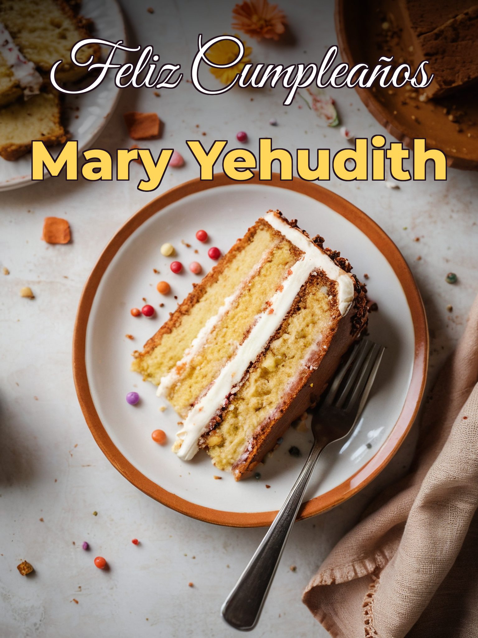 Feliz cumpleaños mary yehudith