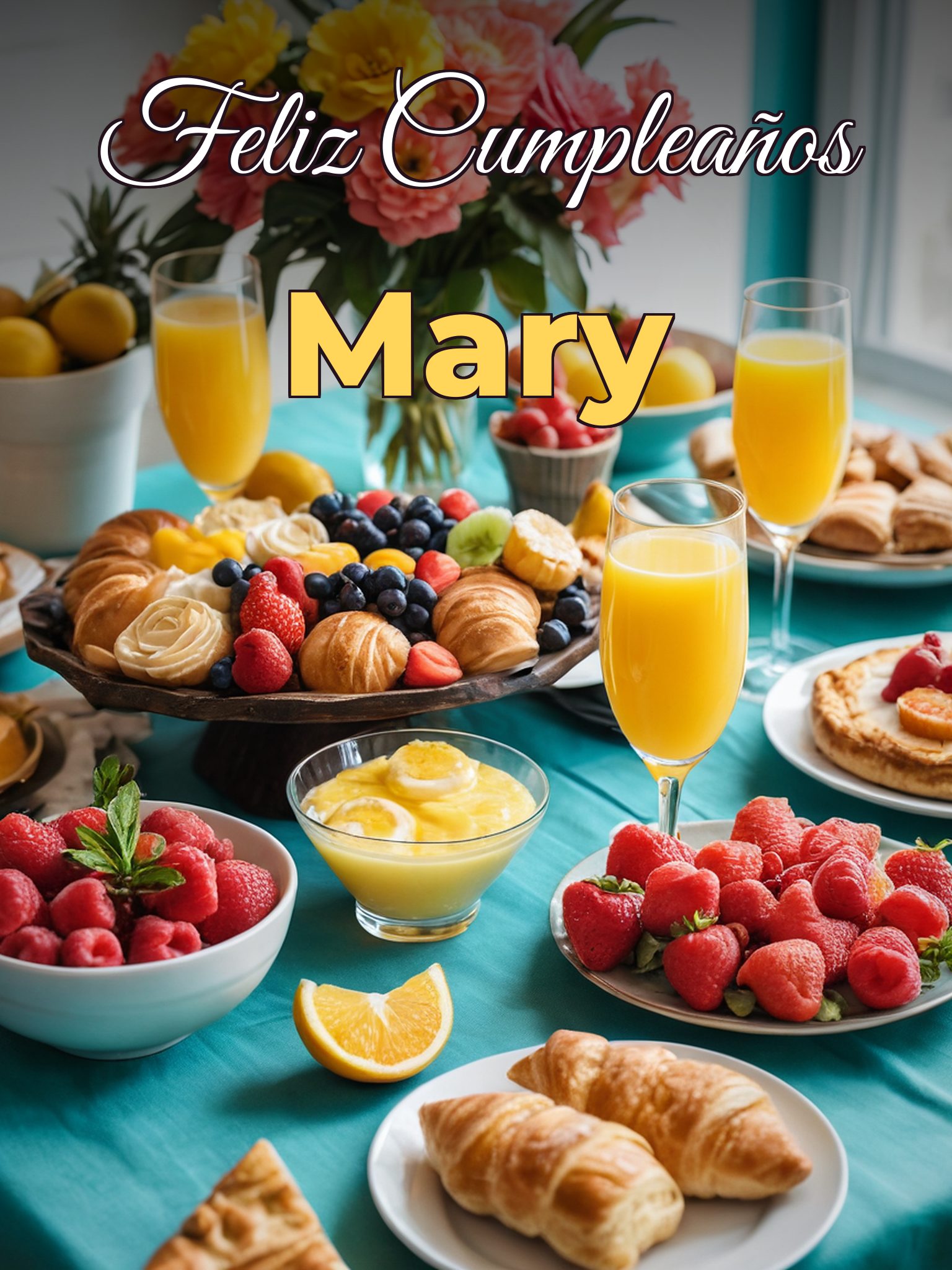Feliz cumpleaños mary