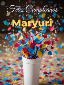 Feliz cumpleaños maryuri