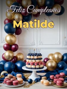 Feliz cumpleaños matilde