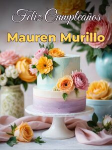 Feliz cumpleaños mauren murillo