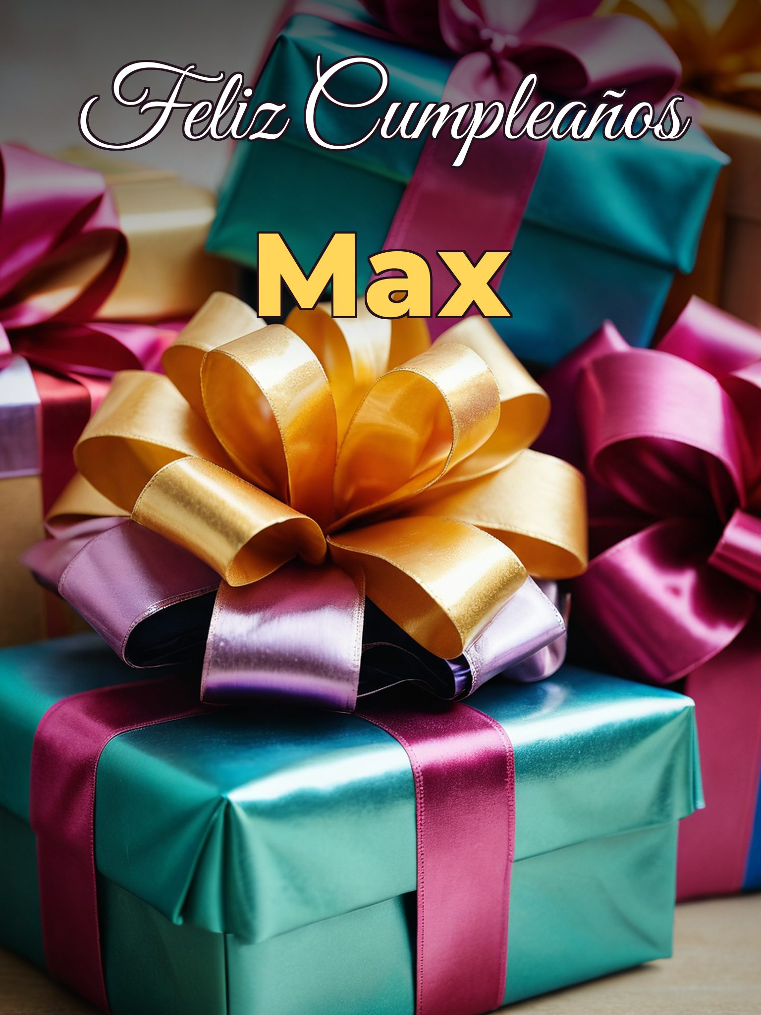 Feliz cumpleaños max