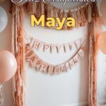feliz cumpleaños maya