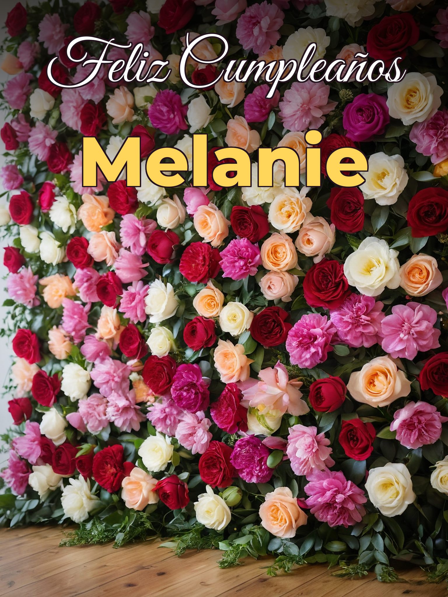 Feliz cumpleaños melanie