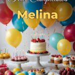feliz cumpleaños melina