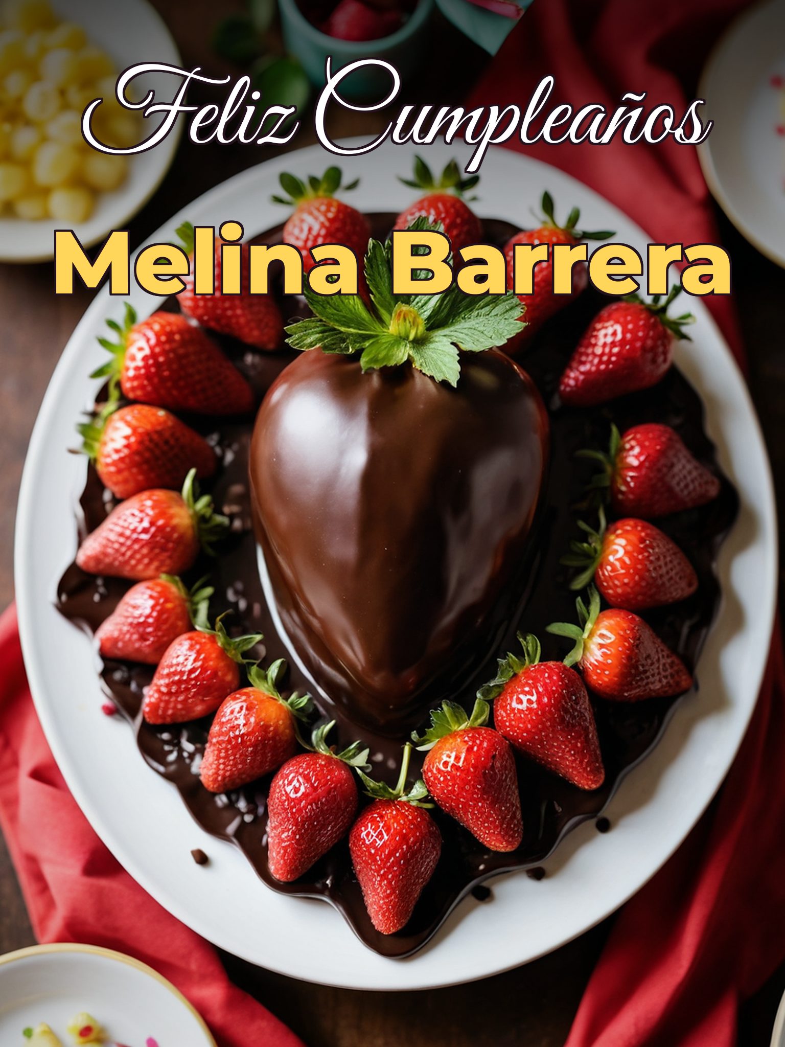 Feliz cumpleaños melina barrera