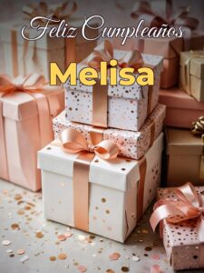 Feliz cumpleaños melisa