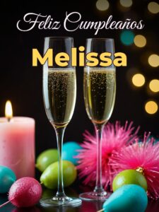 Feliz cumpleaños melissa