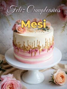 Feliz cumpleaños mesi