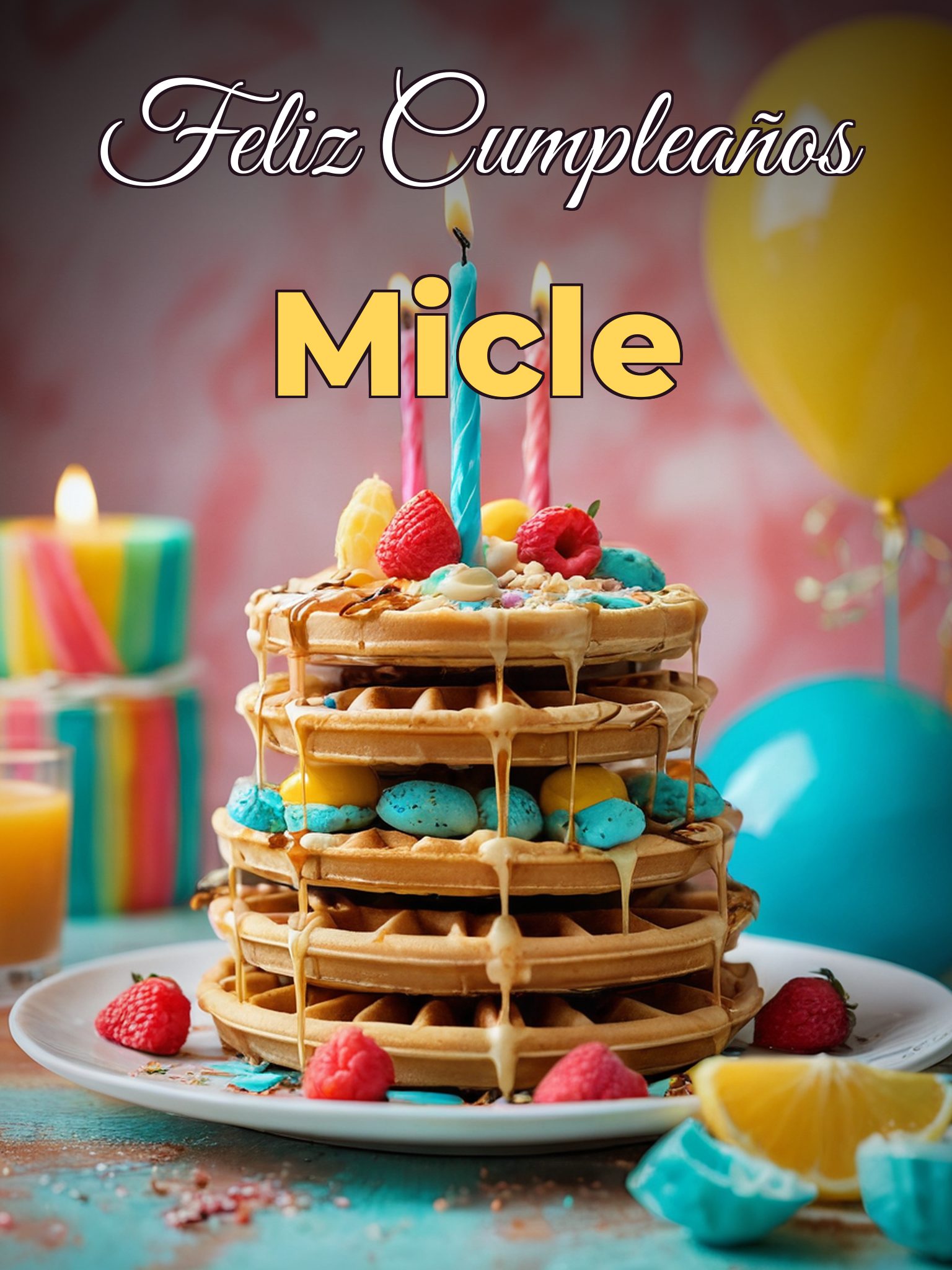 Feliz cumpleaños micle