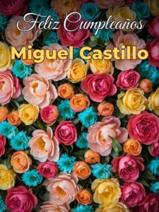 Feliz cumpleaños miguel castillo