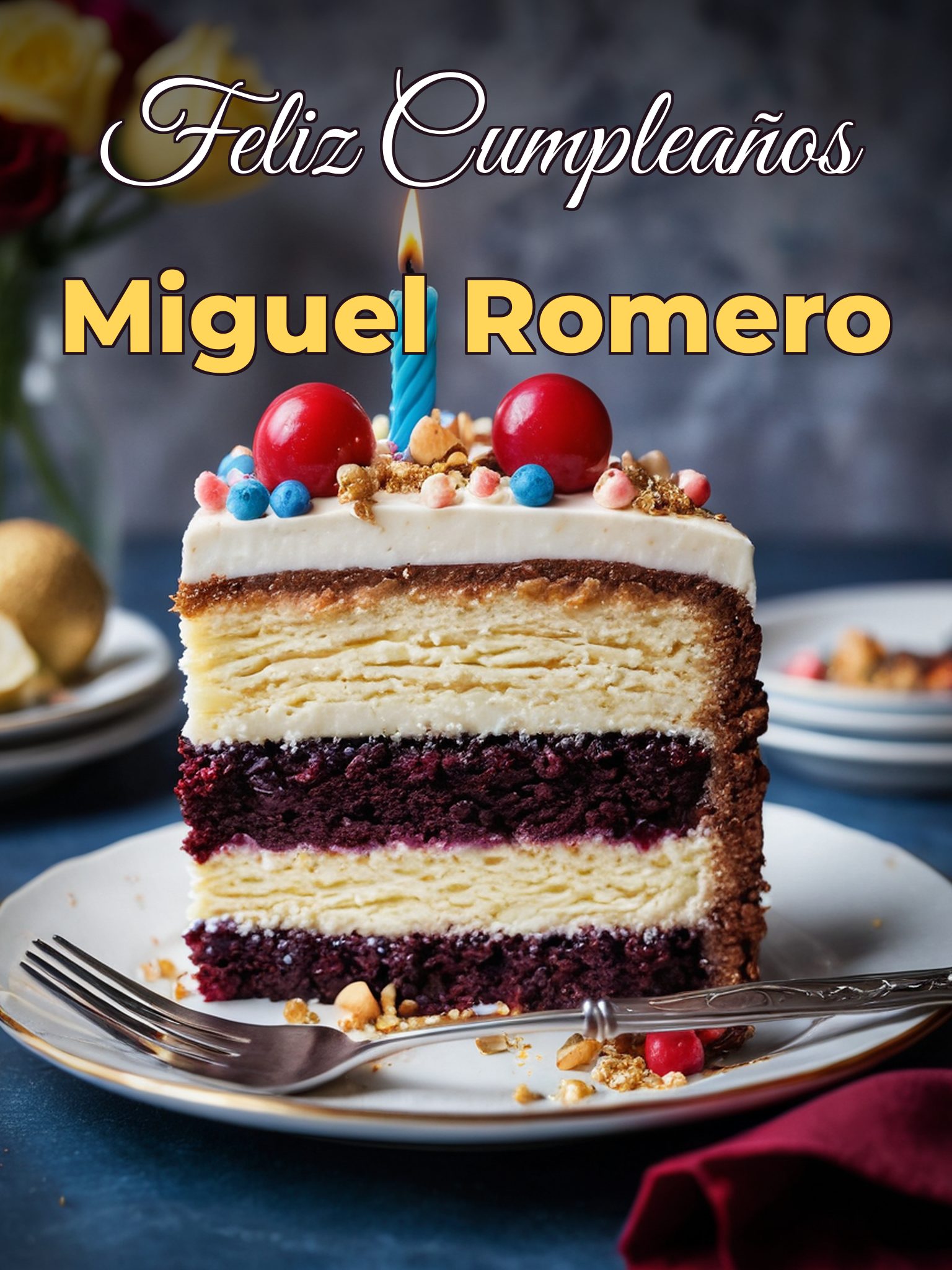 Feliz cumpleaños miguel romero