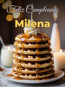 Feliz cumpleaños milena