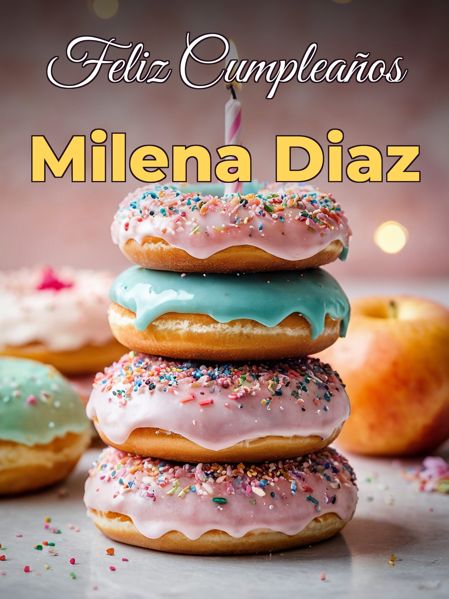 Feliz cumpleaños milena diaz