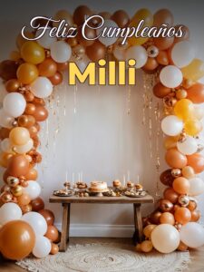 Feliz cumpleaños milli