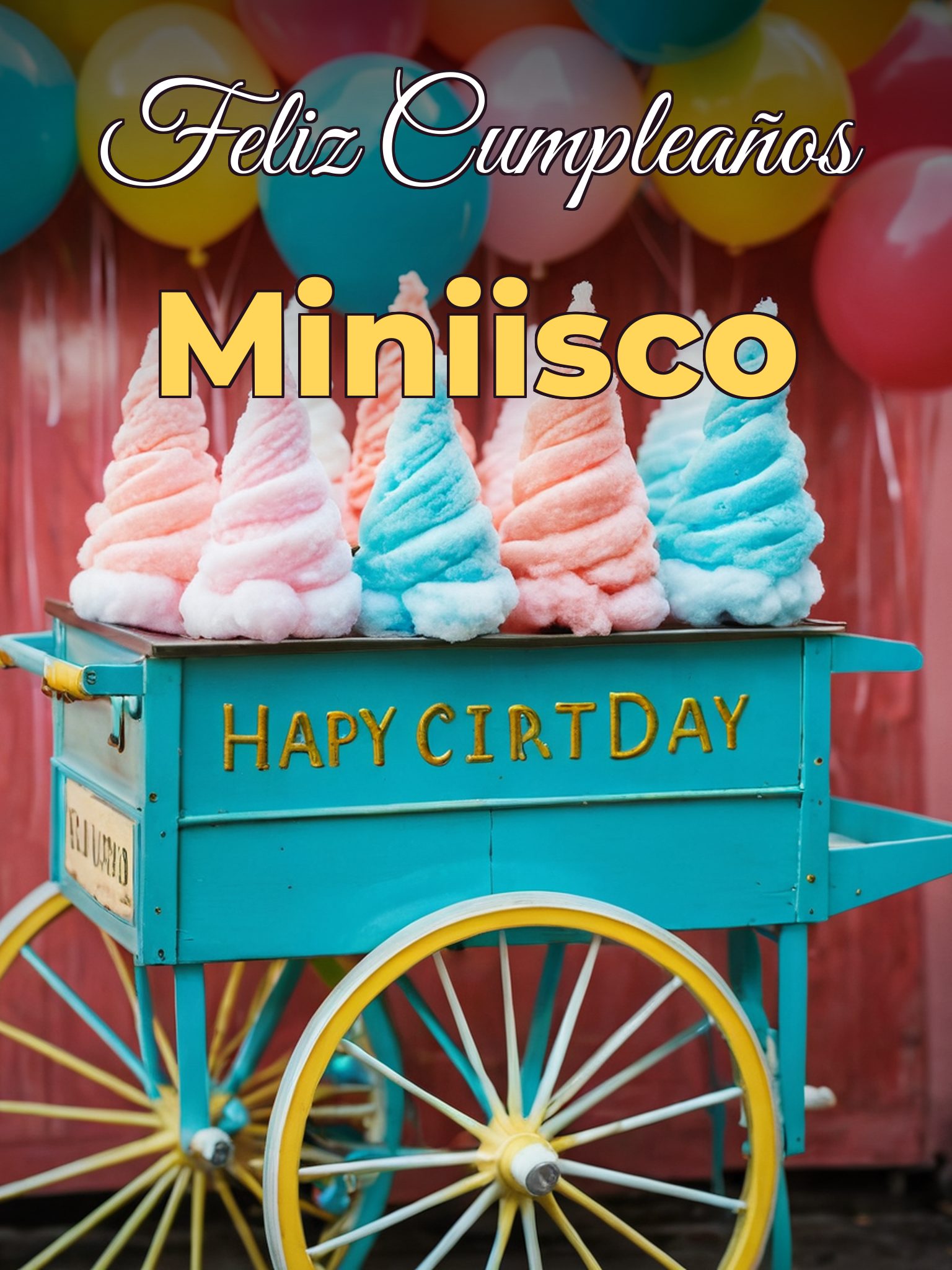 Feliz cumpleaños miniisco