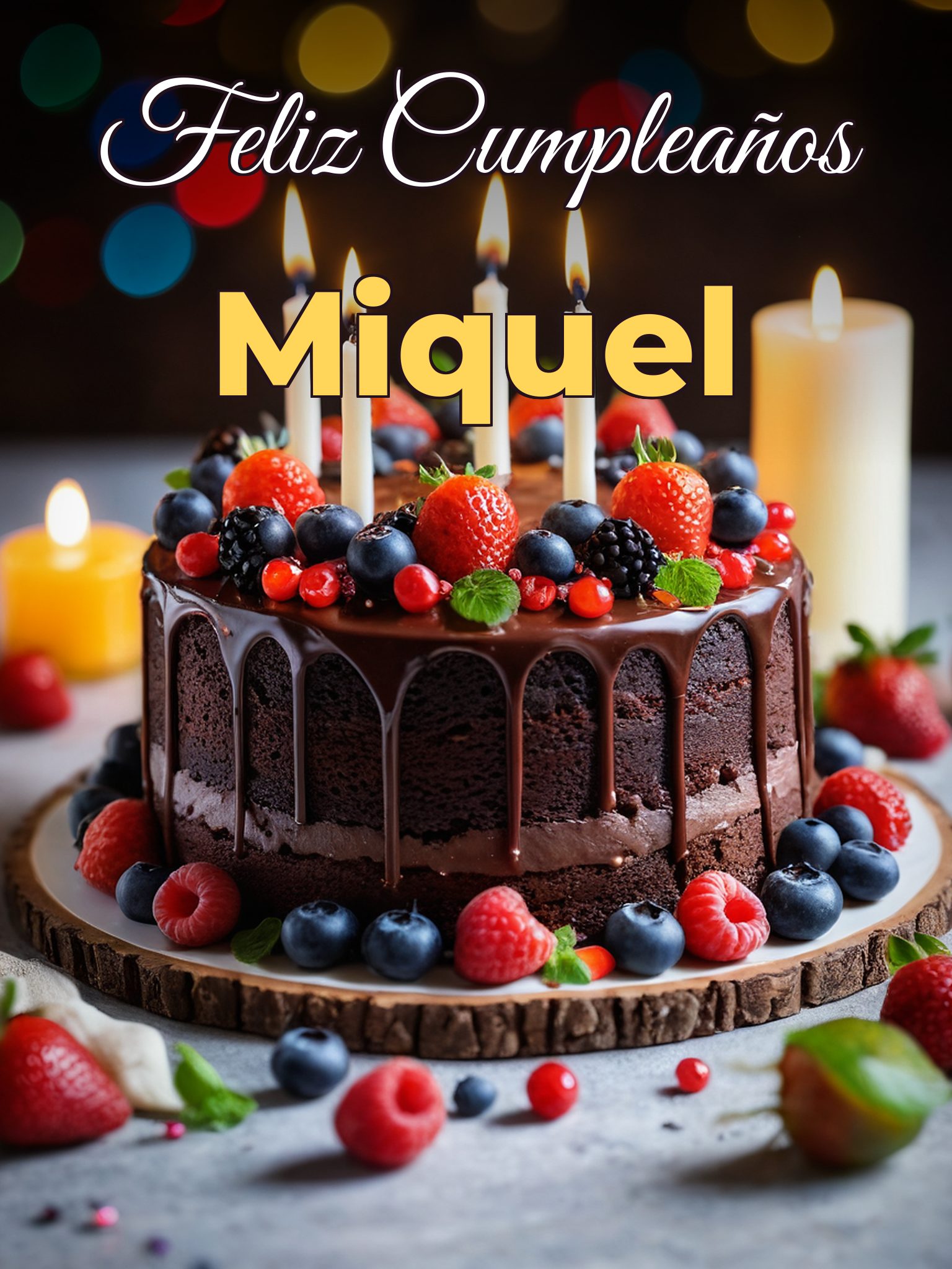 Feliz cumpleaños miquel