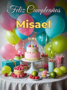 Feliz cumpleaños misael