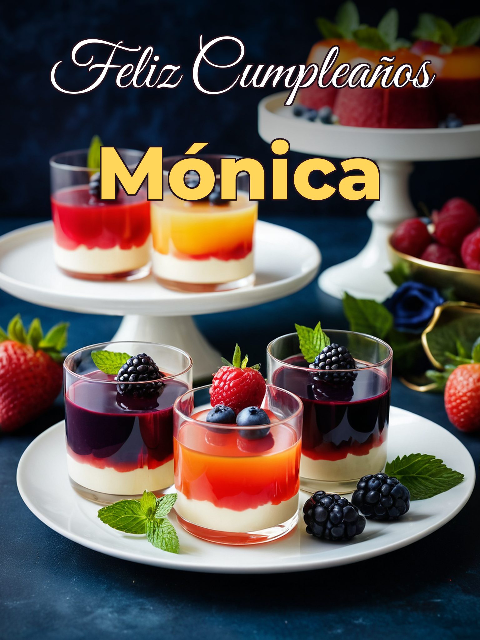 Feliz cumpleaños mónica