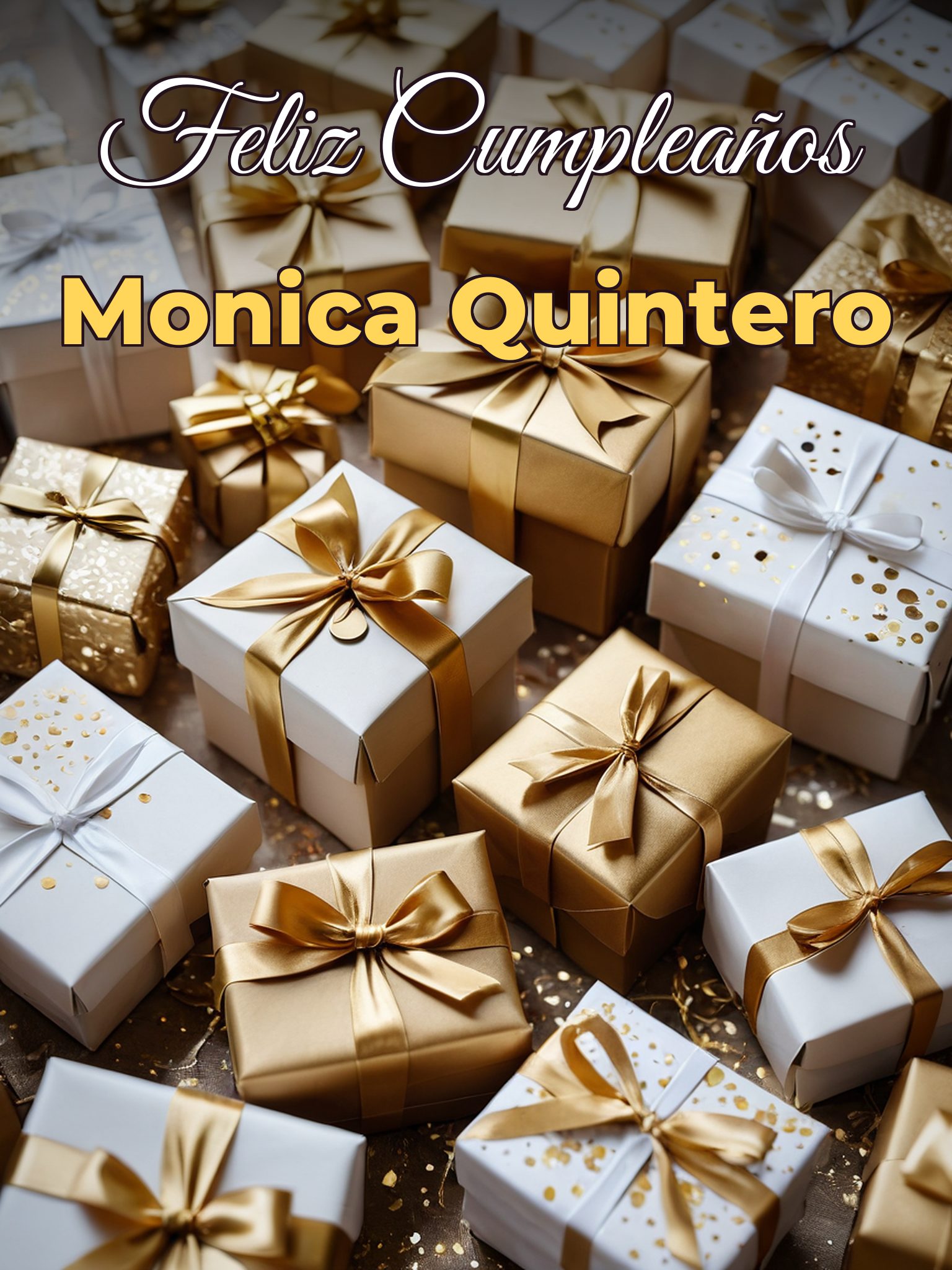 Feliz cumpleaños monica quintero